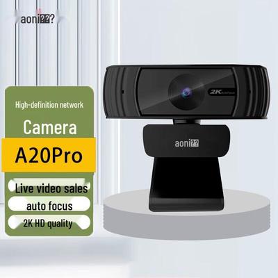 Веб-камера Aoni A20Pro 2K с автофокусом и микрофоном, USB