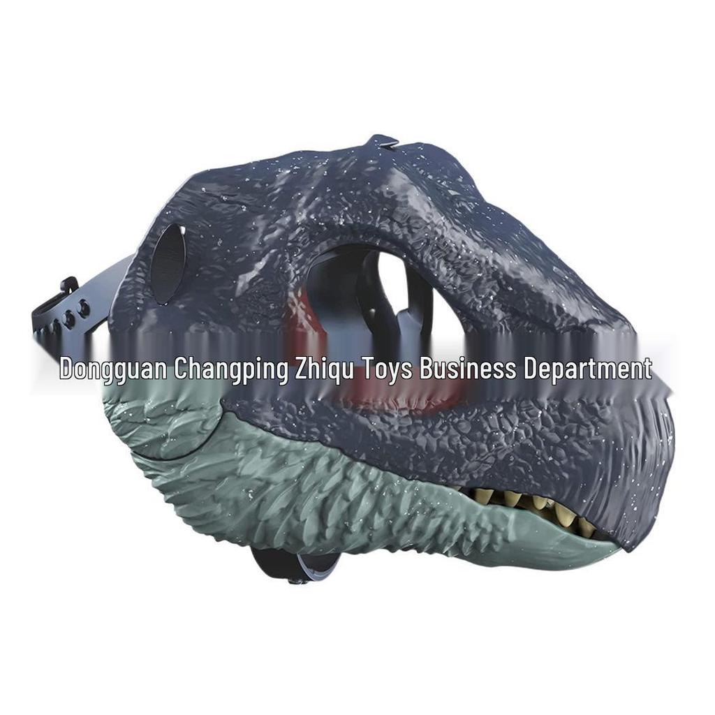 Movable-Mouth Cute Tyrannosaurus Dinosaur Mask for Halloween & Christmas