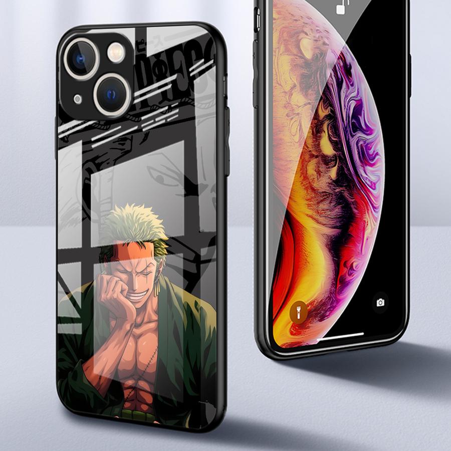 Case for iPhone 17 Pro Max 16 12 15 Plus XR Air 11 13 8 14 Glass Phone Cover OneS P-ieceS LuffyS