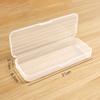 Fashion Pencil Cases Simple Matte Transparent Box High-capacity Storage Box Data Cable Sorting Box School Office Supplies