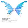 Электрические крылья бабочки со светом, перезаряжаемые детские крылья феи, набор светящихся ангелов на спине, украшение на Хэллоуин, костюм для вечеринок