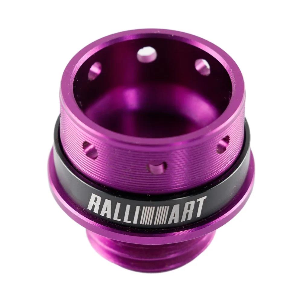 Ralli art Aluminum Engine Oil Tank Cover Cap For Mitsubishi Lancer 2008-2015 Fuel Tank Caps3