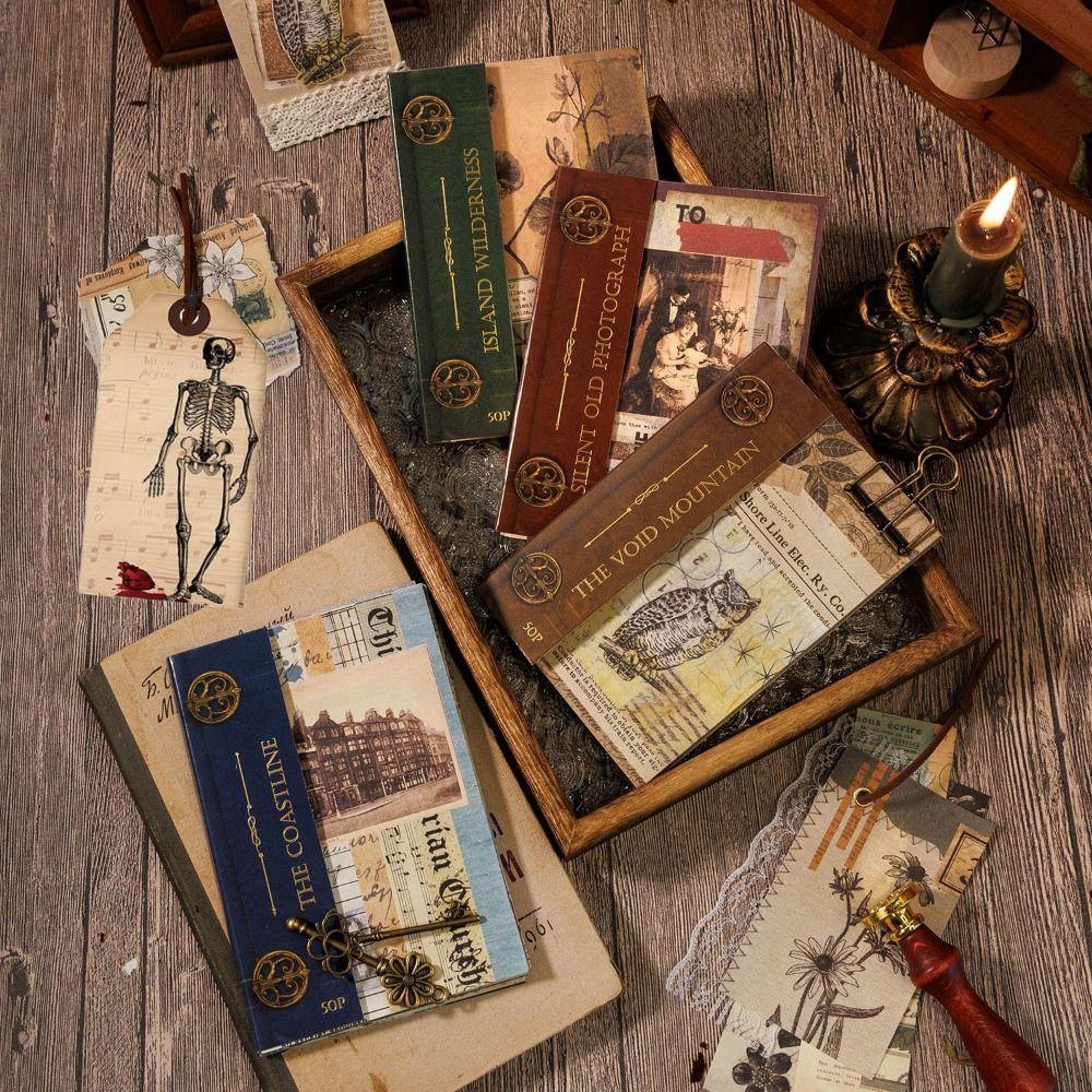 12pcs Vintage Halloween Packing Tags DIY Pendant Tag Halloween Paper Hanging Tag  Home