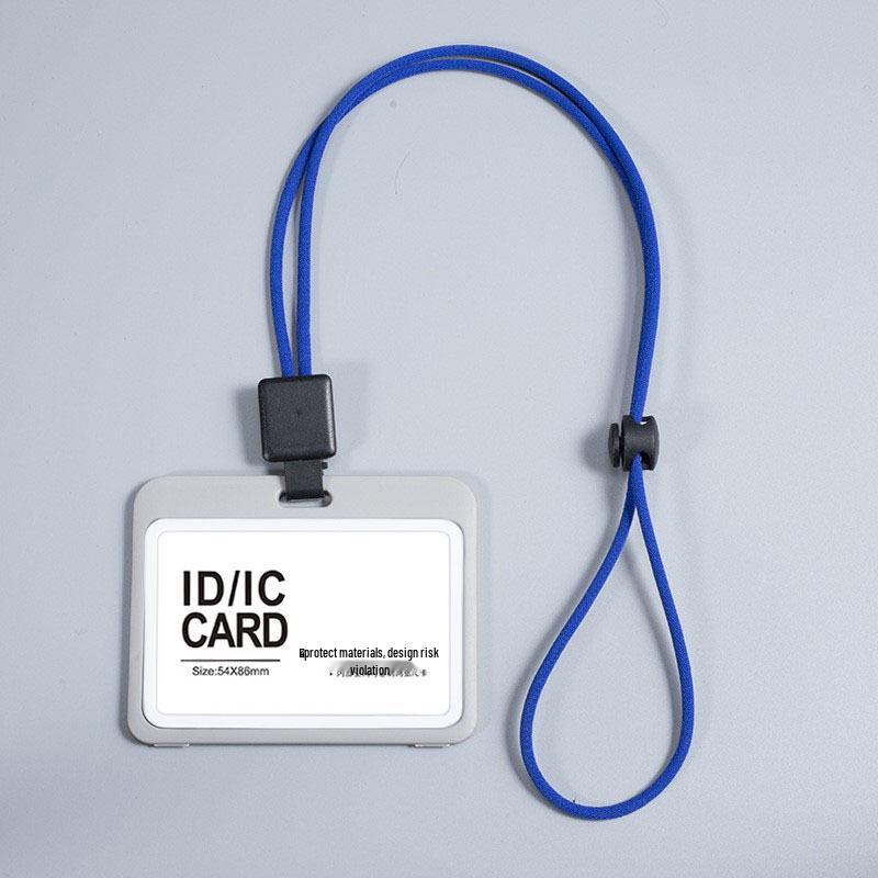 Прозрачный двусторонний выдвижной держатель для бейджа 'Осенний дождь'