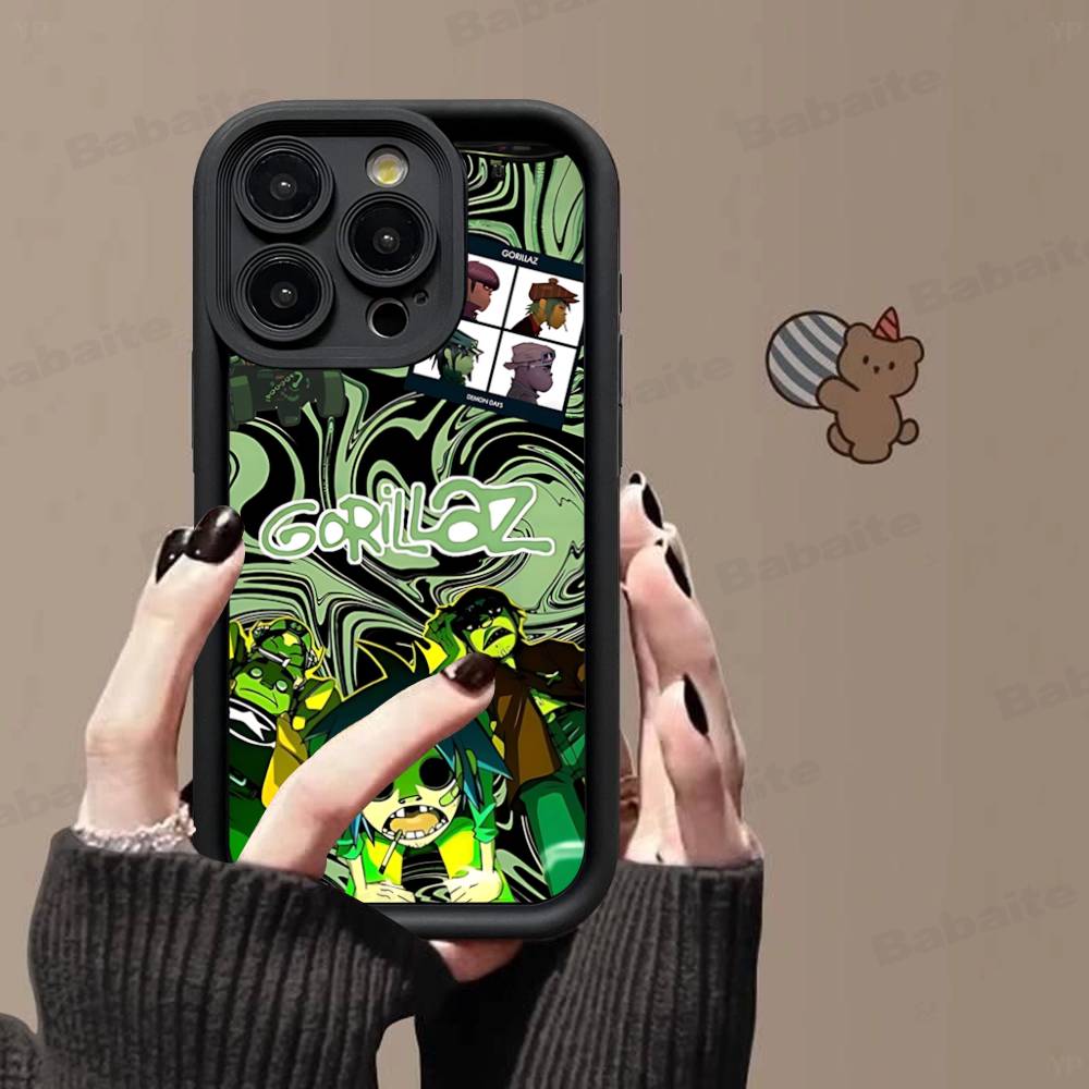 Art Pop Band G-gorillazS Music Phone Case For IPhone 17 16 15 14 13 12 11 Pro Max Mini Plus Soft TPU Back Cover