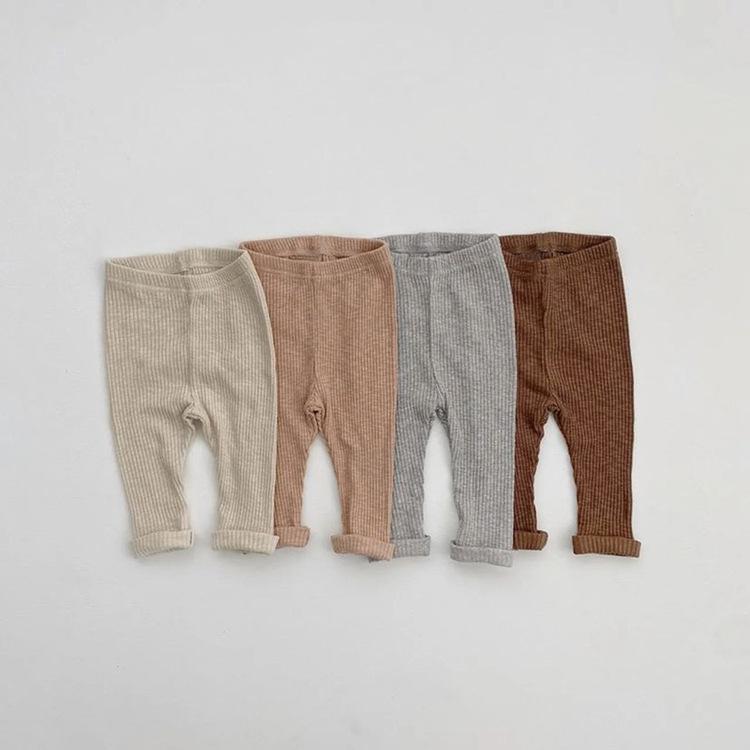 Осенний детский пижамный комплект: Эластичный, удобный, грубый пит-стиль для мальчиков и девочек