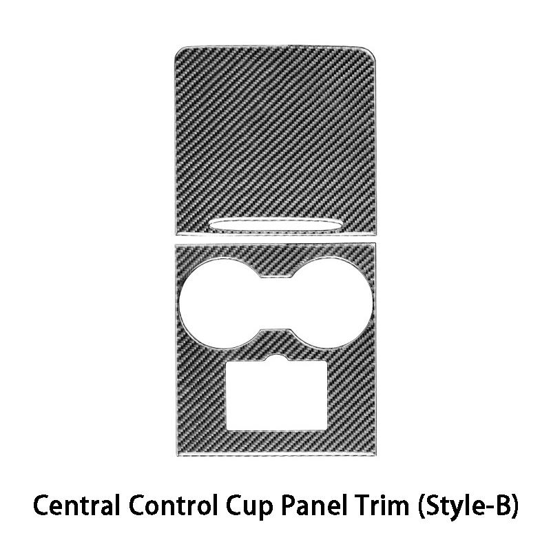 Центральная стойка рулевого колеса из углеродного волокна, крышка подъемника окна, наклейка, украшение, стильные автомобильные аксессуары для модели Tesla