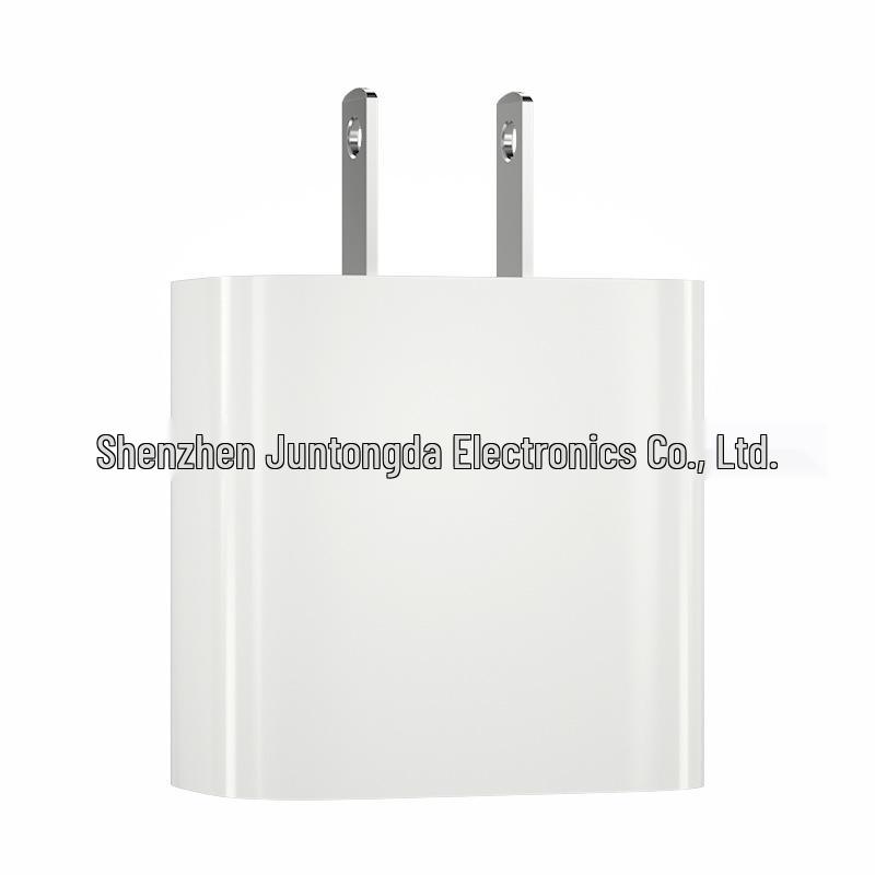 Быстрое зарядное устройство с двумя портами Type-C для Apple 14 Pro - 20 Вт, стандарт США, портативное и эффективное
