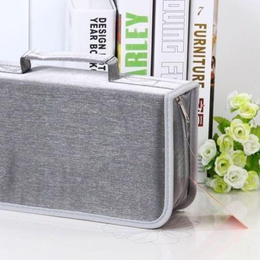 Сумка для хранения CD на 128 дисков Сумка для хранения DVD на молнии Автомобильный держатель для хранения CD-альбом