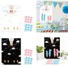 Gender Reveal Party Supplies Rabbit Poster with 36pcs Stickers for Baby Shower Gender Announcement Party Accessories