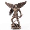 Veronese Design 4.2-inch Archangel St. Michael In Painted Bronze Finish Religious Figurine