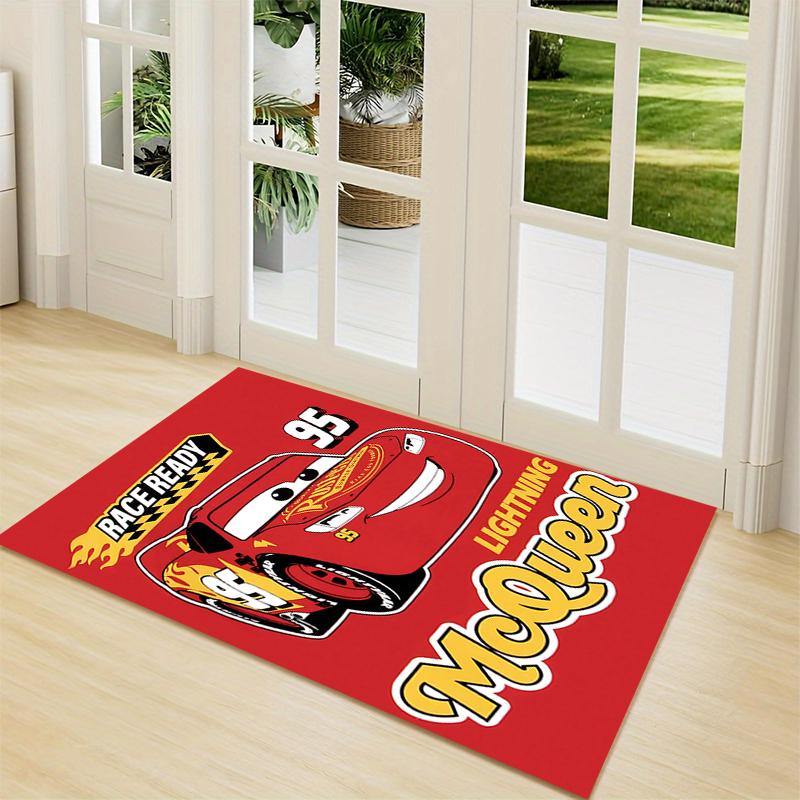 Mcqueen Race Ready Carpet Rug Soft Washable Antislip Home Living Room Sofa Mats Personalized Christmas Rug