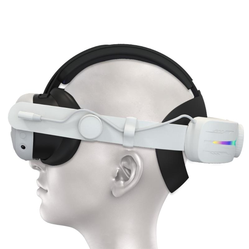 Прочный сменный RGB ремешок для головы для VR-гарнитуры, оголовье, улучшенный VR-опыт, подходит для геймеров всех уровней