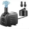 Черный фонтанный насос погружной пруды фонтаны прочный погружной водяной насос пруд для рыбы аквариум