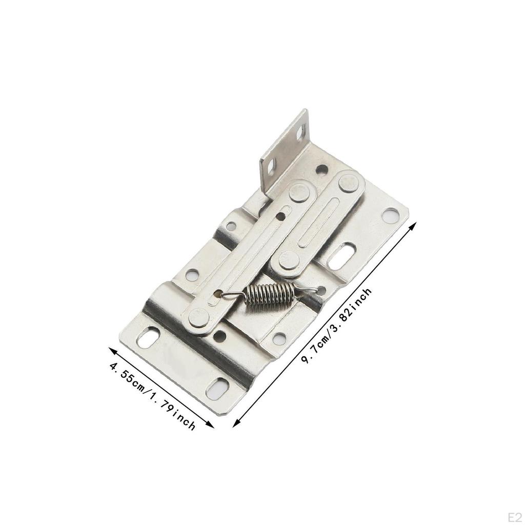 1 Pair of Tip -tray Hinges with Fixing Screws Replacement Cabinet Door for Bookcase