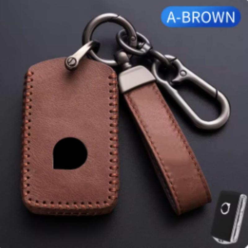 Oli Leather Car Remote Key Case Cover For Volvo S60 S90 XC40 XC60 XC90 V60 V90 T6 T8 Polestar 1 2 Auto Accessaries Key Shell Protect Bag