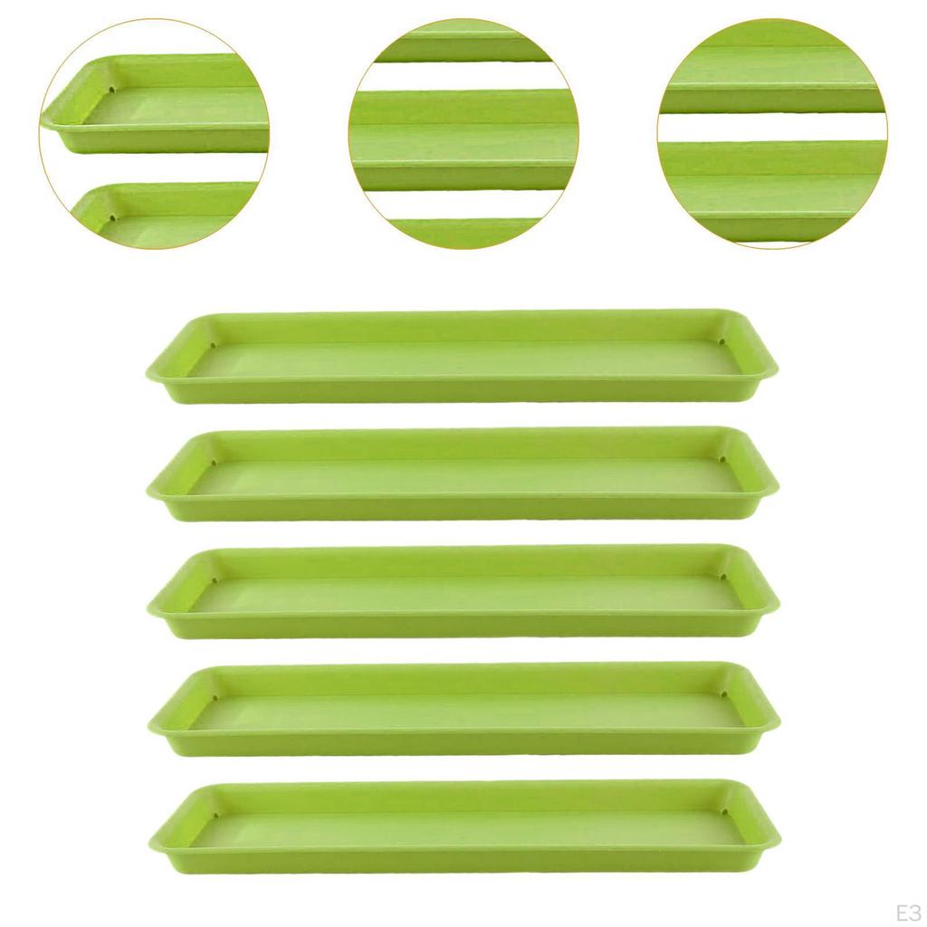 5 -fold Plant Shells Base Cup Rectangular Plants Flower Pot -Nendasesen for Interiors,