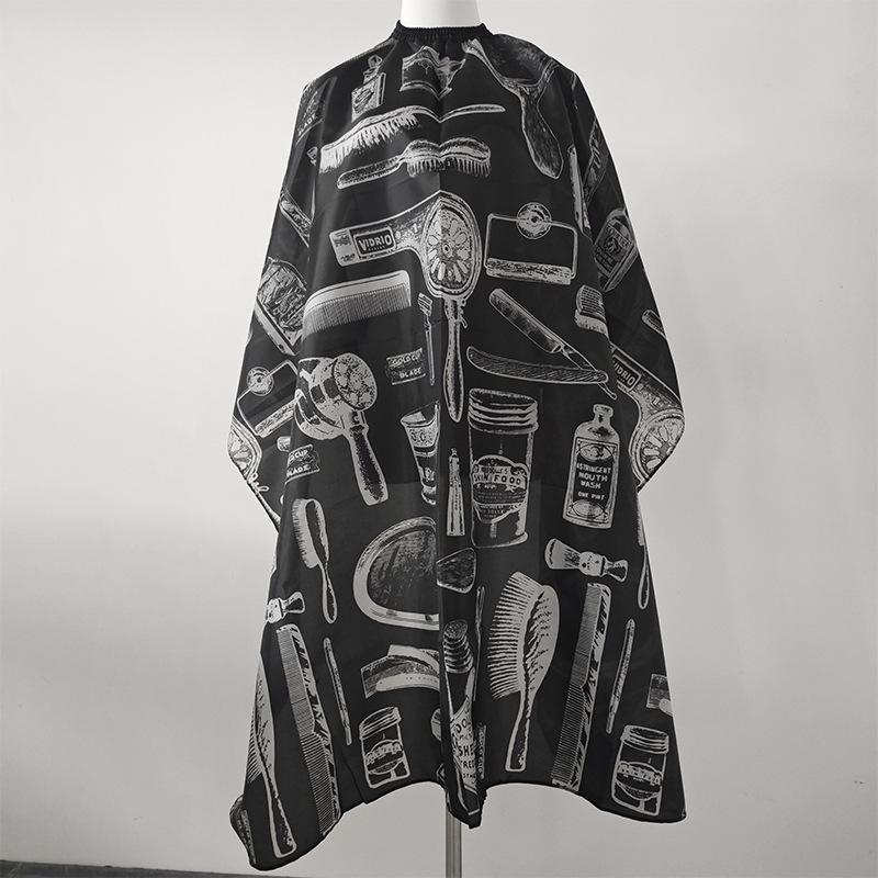 Антипригарный парикмахерский пеньюар для домашнего и салонного использования