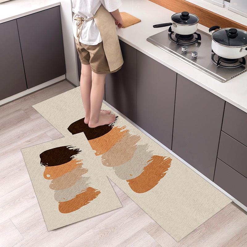 Посуда, против усталости, кухонный коврик, нескользящий, толстый, мягкий, кухонный коврик, сверхмощные, удобные стоячие коврики, водонепроницаемый кухонный ковер, 1 шт.