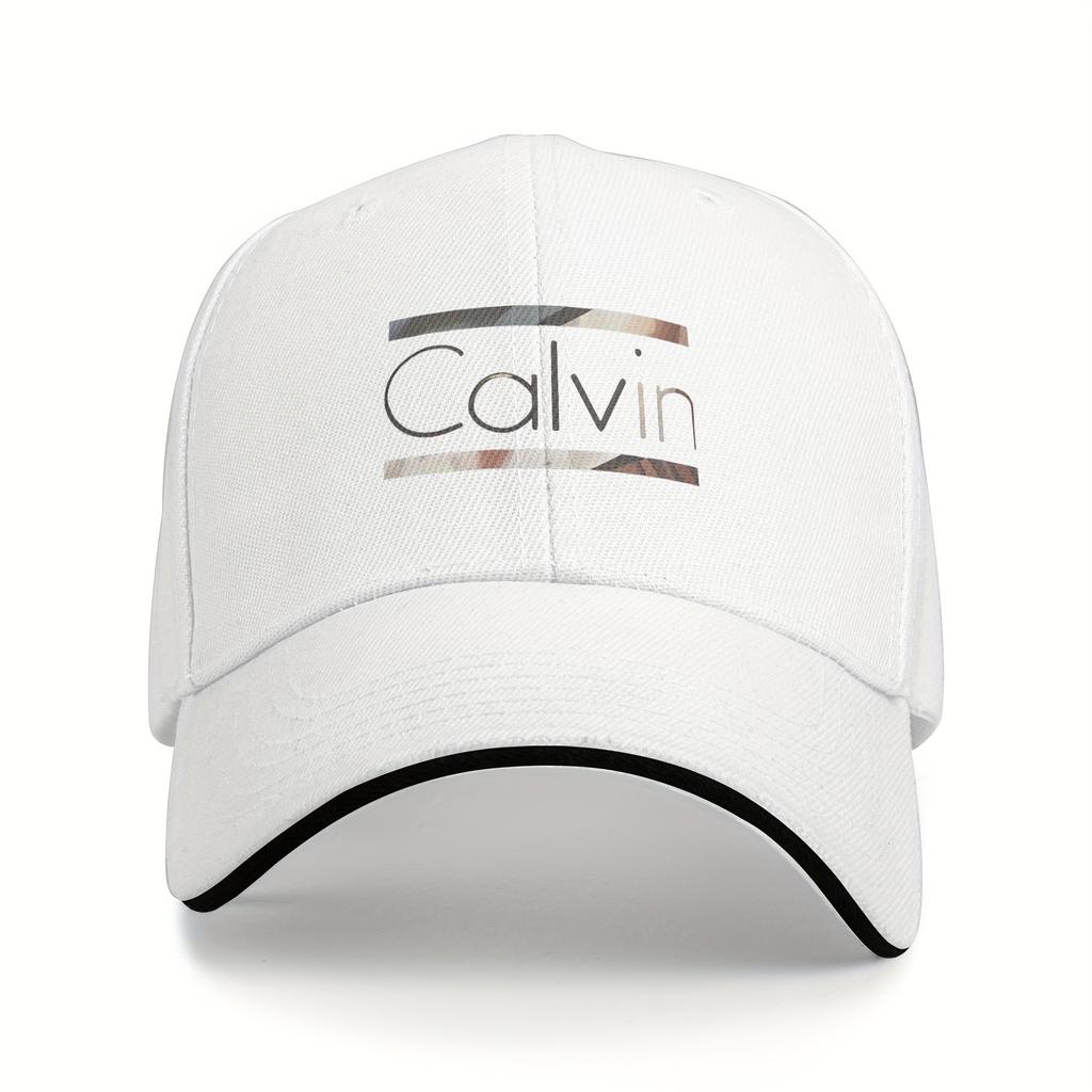 1 бейсболка Calvin с регулируемой лентой, красно-серого цвета, стиль "dad hat", дышащая сетка, задний козырек, подходит для мужчин и женщин