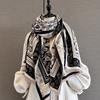 Осенне-зимний кашемировый шарф женский двусторонний с узором "кешью" женский шарф-накидка шарфы женский толстый теплый плед Echarpe Пашмина