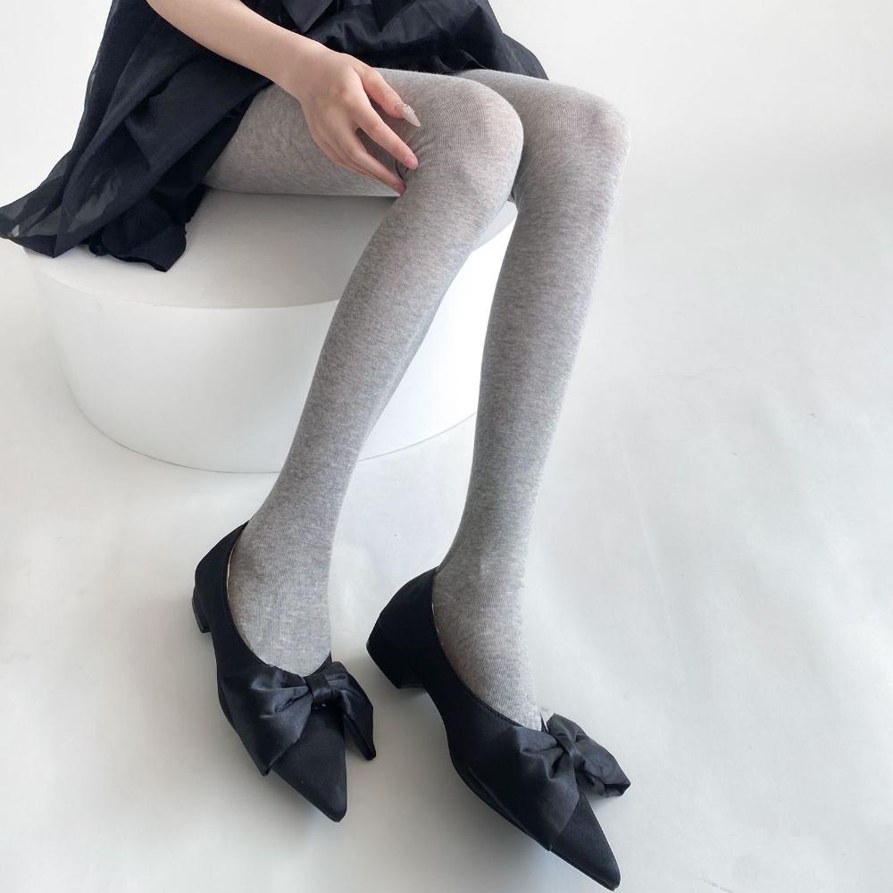 Tights Women Cotton Thin Breathable Thigh High Stockings Pantyhose Sexy Lingerie Hosiery Solid Color Tights Pantyhose Leggings