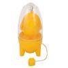 Egg Scrambler Manual Puller Portable Egg Yolk White Mixer with Silicone Pad for Golden Egg Making Yellow