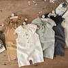 2025 Summer Cotton Gauze Baby Jumpsuit - Sleeveless Romper for Outings