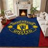 FC Manchester Carpet Door Mat for Living Room or Bedroom Protective Mat Under Chair Office Decoration Christmas Gift Birthday Present