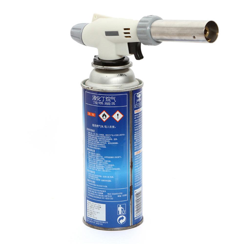 Вращающаяся на 360 градусов Надежная Безопасная Бутановая Газовая Горелка Автоподжиг Кемпинг Барбекю Огнемет Зажигалка