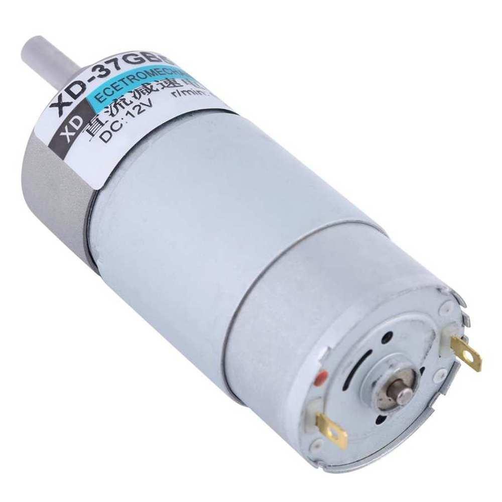 12 В/24 В 35 Вт микро-мотор-редуктор постоянного тока с регулируемой скоростью по часовой/против часовой стрелки, большой малошумный электродвигатель