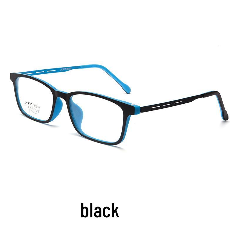 Danyang 9839XP Маленькая оправа Высокая мощность Очки для близорукости, Сверхлегкая резино-титановая мужская оправа для очков.