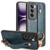 Luxury Wristband Leather Stand Case for OPPO Reno 12 11 Pro 5G Reno 12F 11F with Ring Opener Shockproof Holder Business Full Protection Cover