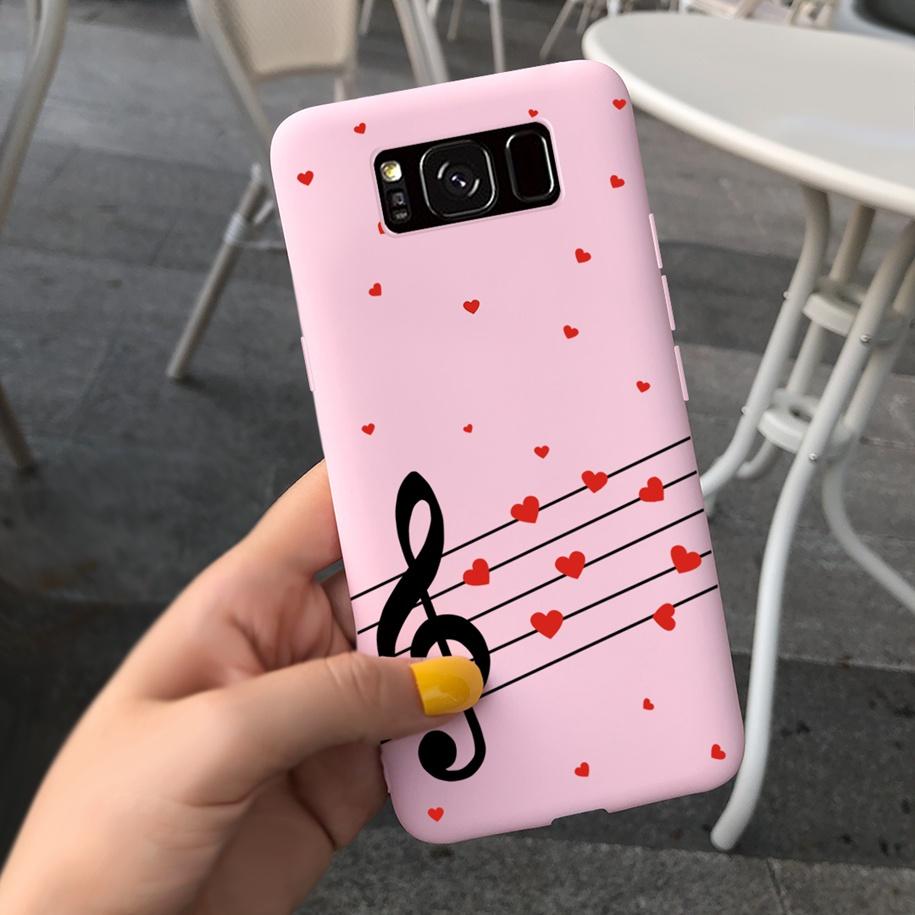 Ударопрочный Чехол Для Samsung S8 Plus SM-G955F Чехол Цветной Ромашка Кактус Мягкий Матовый Чехол Для Телефона Для Samsung S8 S 8 S8+ G950F Capa