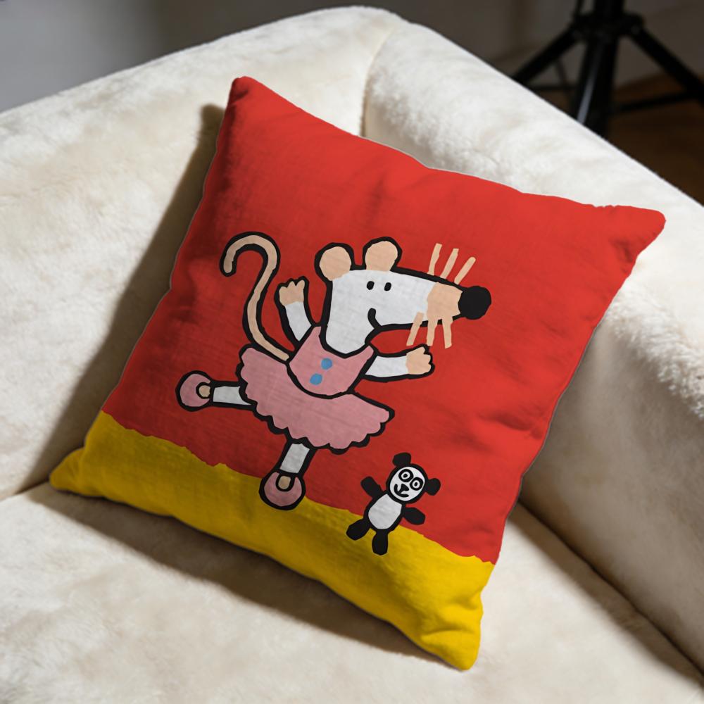 Popular MMaisy Mouseed Cushion Cover Soft Decorative Pillow Case Suitable for Bedroom Sofa Car Travel Use