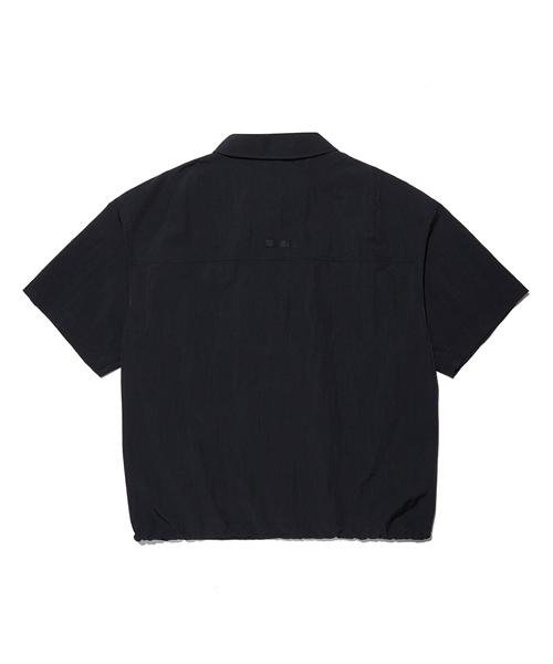 WANGGWAN Nylon Exclusive Oversized Shirt (Black)