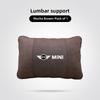 Keychain High-quality Leather Car Seat Headrest Memory Foam Comfort Neck Pillow For qaz9 Cooper One JCW F54 F55 F56 F57 F60 R55 9qaz