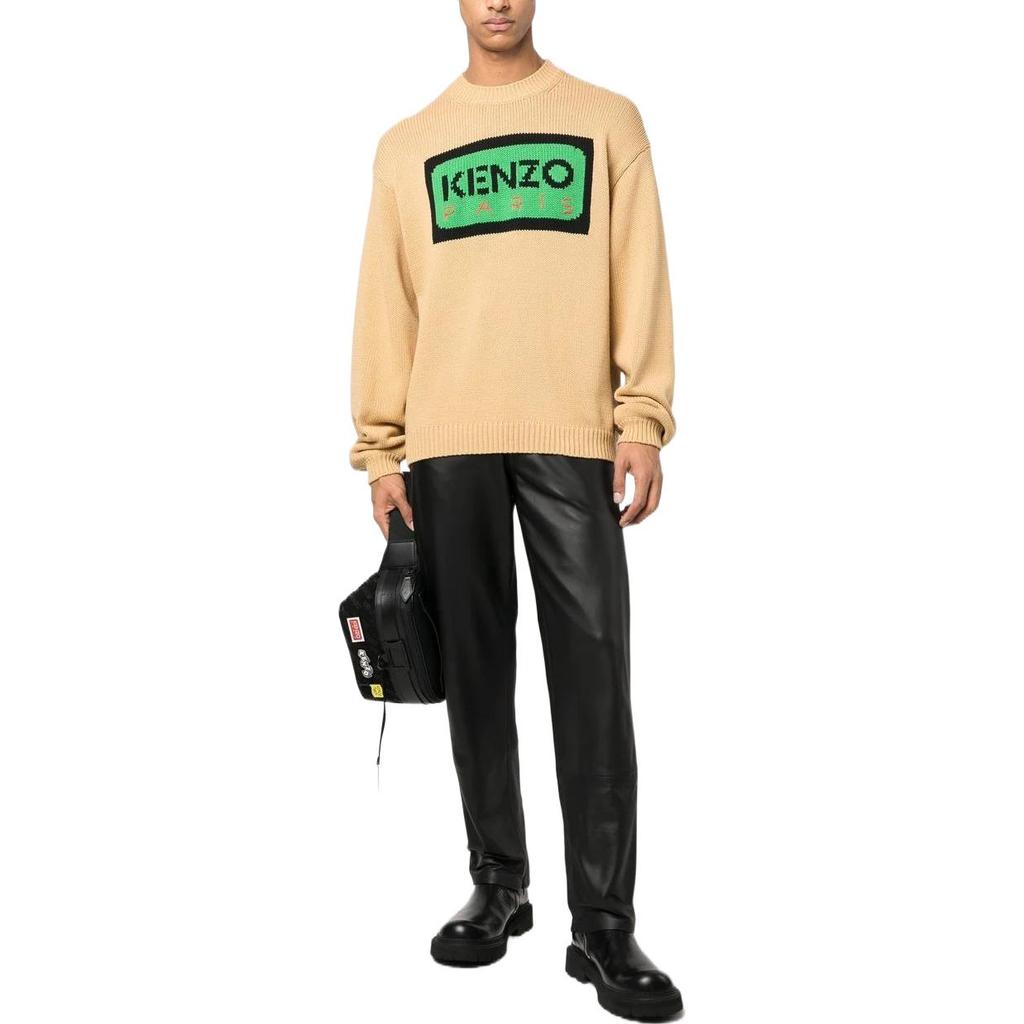 Kenzo Свитеры Мужские Хаки Круглый вырез Умеренный Другое FD55PU3833LA-11