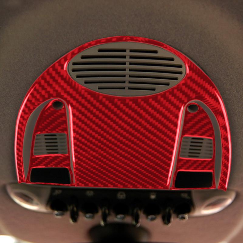 For Mini Cooper Hardtop R56 Clubman R55 R57 Accessories Carbon Fiber Interior Trim Car Roof Reading Light Lamp Cover Sticker
