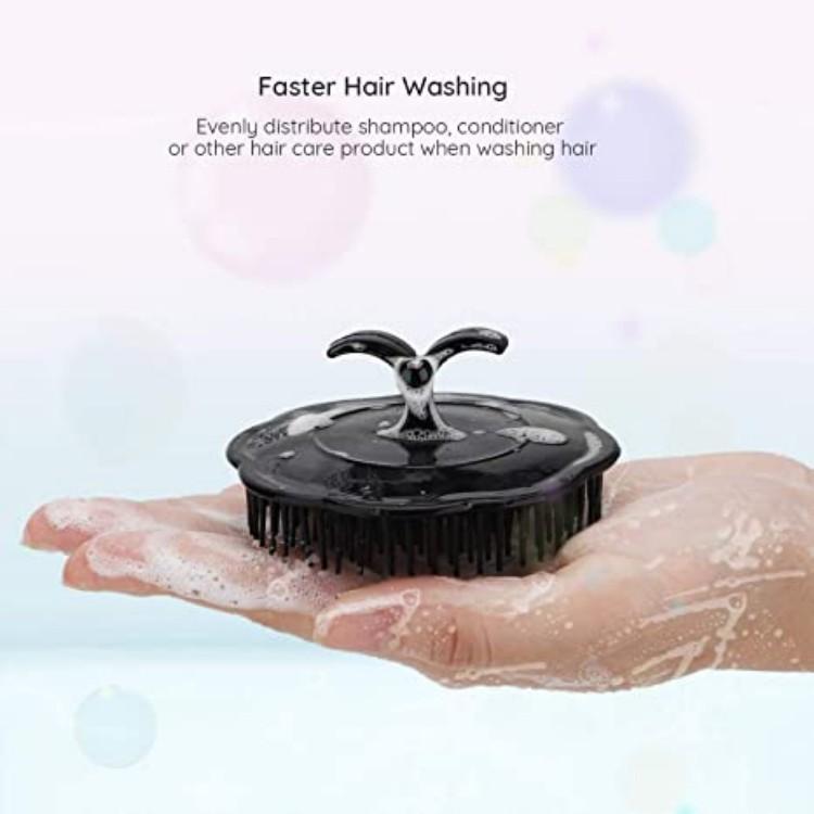 Professional Hair Shampoo Brush Hairdressing Portable Handle Design Hair Massager Scalp