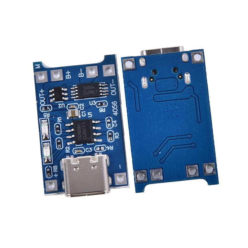 5шт Type-C Usb 5V 1A 18650 Tp4056 Модуль зарядного устройства для литиевой батареи Зарядная плата