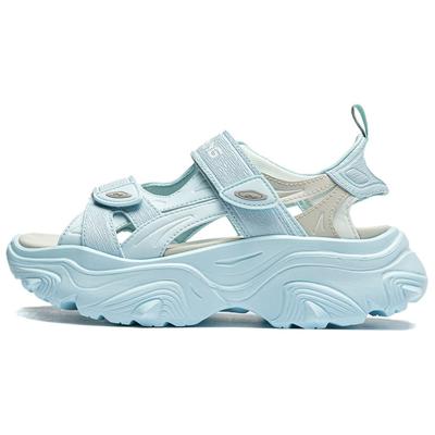 Li Ning Soft Coca удобные модные пляжные сандалии женские сандалии синие AGUU002-5