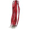 50 Pcs/lot  Black Blue Red lanyards Safety Neck Rope For Card Holder Badge Keychain ID Card  of Office Supplies