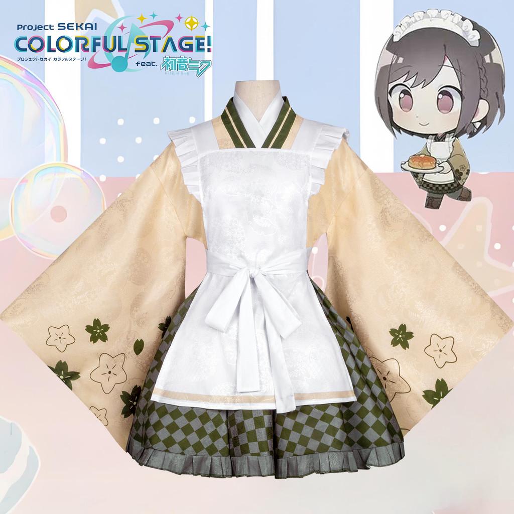 Project Sekai Stage Feat 2d Аниме Кимоно Косплей Костюм Жаккардовая Полиэстеровая Смесь Одежда для Ролевых Игр Для Аниме Конвенций