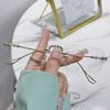 Ретро фотохромные безрамные очки с усовершенствованной легкой конструкцией Очки для защиты от синего света