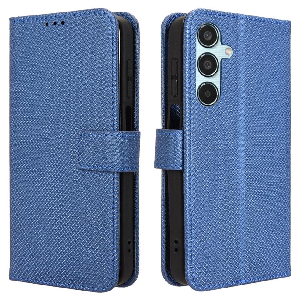 For Samsung Galaxy M35 5G Case Diamond Texture PU Leather Phone Cover