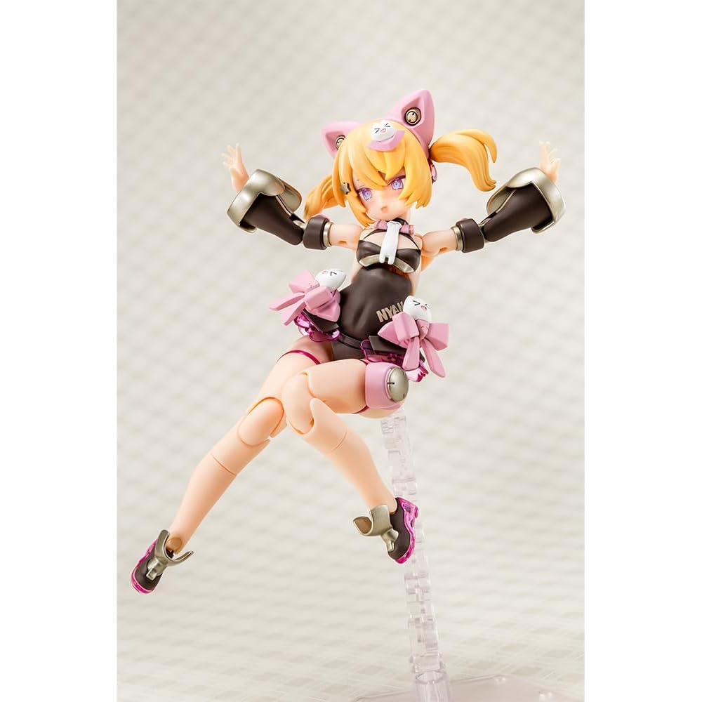 Kotobukiya Megami Device Puni Mofu Черная Мао Масштаб 135 мм Пластиковая модель