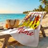 Warner Bros. Films Personalized Text Beach Towel Super Soft Microfiber Quickdry Fabric