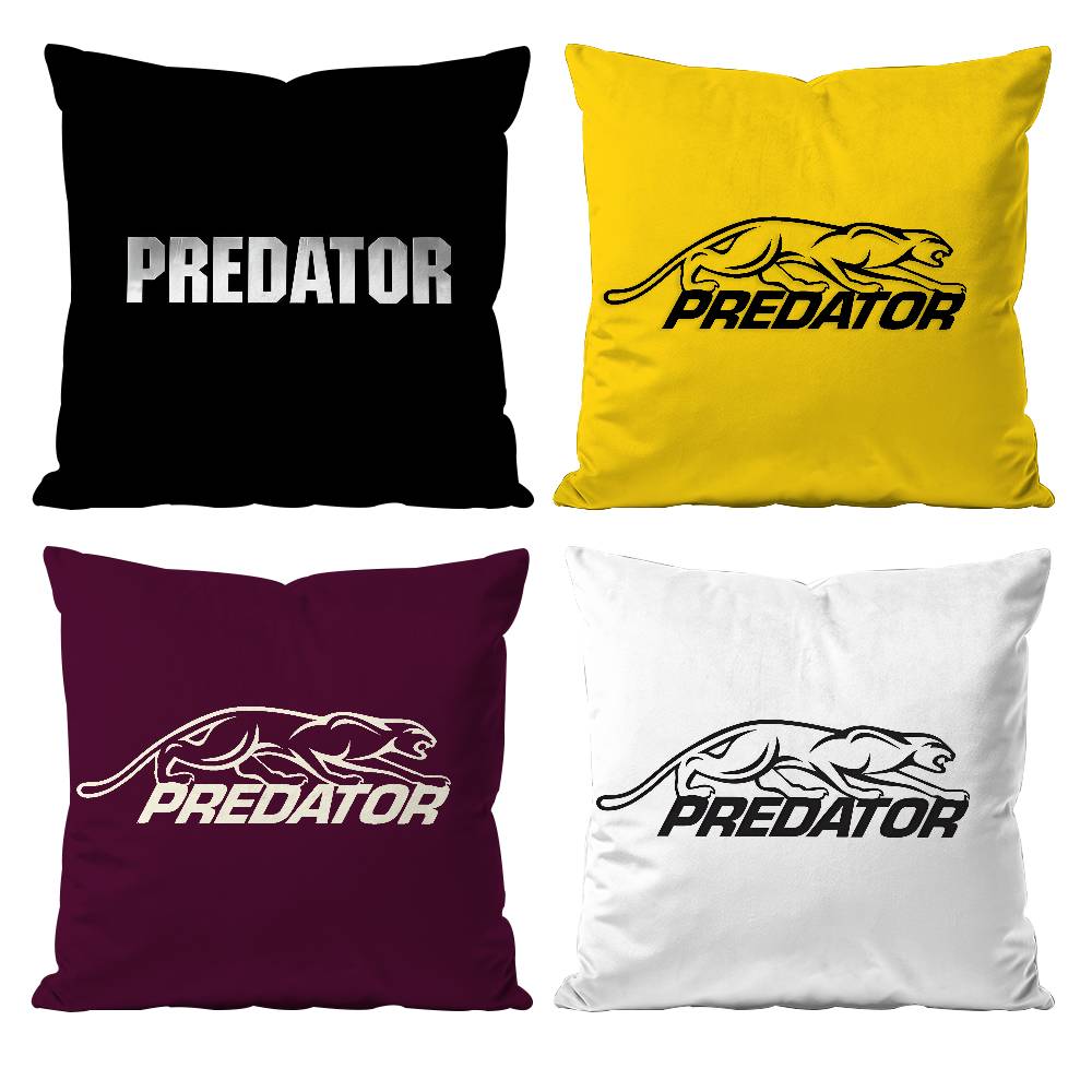 Brand Billiards P-Predator Pillow Case Anti-dustmite Pillowcase Invisible zipper silky short plush Sofa cushion cover