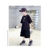 Boys' summer outfit set 2026 new item, mid size children's summer boys' thin short sleeved children's cool and fashionable top trend